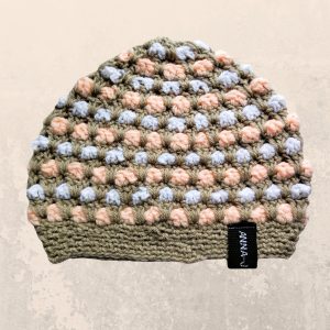 Crochet Beanie Peaches and Cream