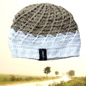 Crochet Beanie Sand - Two Tone