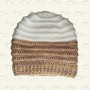 Crochet Desert Sand Slouchy Two Toned