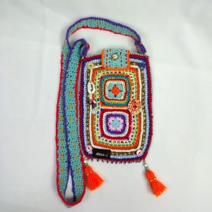 Handmade Boho Crochet Cross-Body Bag