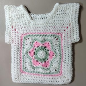 Crochet Baby Vest 0–6 Months