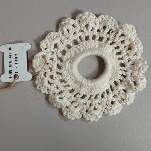 Cotton Yarn Hair Scrunchie - Natural